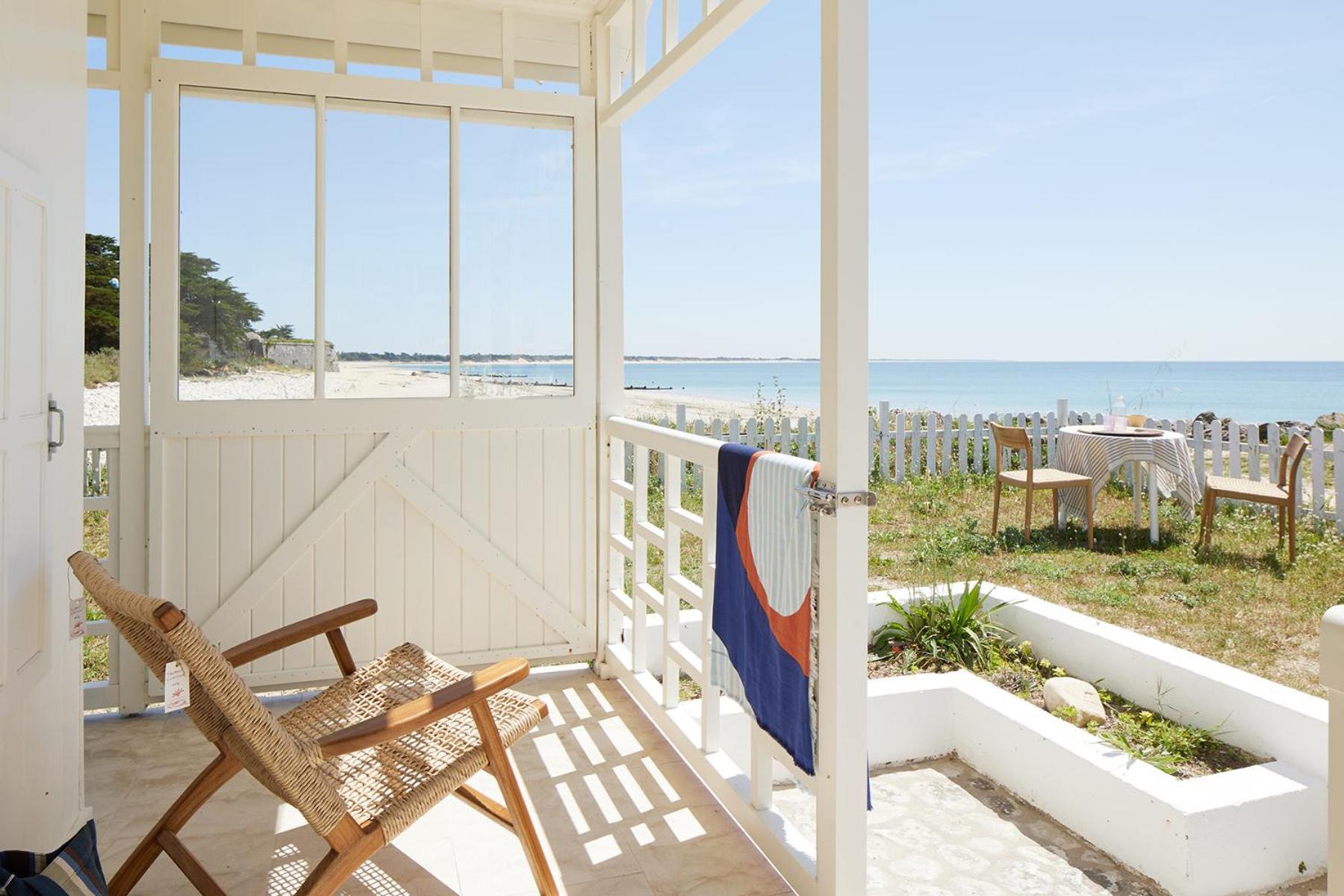 Maison Sur La Plage Avec Vue Mer Panoramique Le Martray المظهر الخارجي الصورة